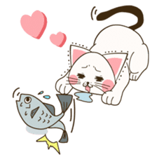 Love Cat expressive daily life sticker #764456