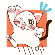 Love Cat expressive daily life sticker #764461