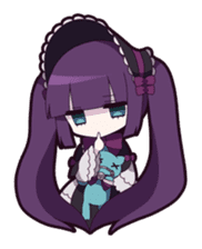 Twin tail & Straight bangs girl Sticker! sticker #765075