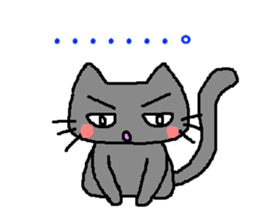 Impertinence cat sticker #765386
