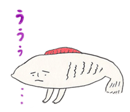 His companions and MOGURA-KUN, sticker #765946