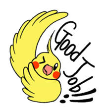 "Daily cockatiel" With bird 01 sticker #766923