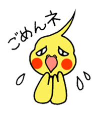 "Daily cockatiel" With bird 01 sticker #766929