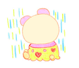 Girl Miyu bear sticker #766993