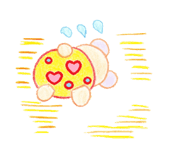 Girl Miyu bear sticker #766994