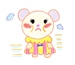 Girl Miyu bear sticker #766995