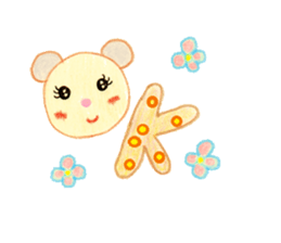 Girl Miyu bear sticker #766996
