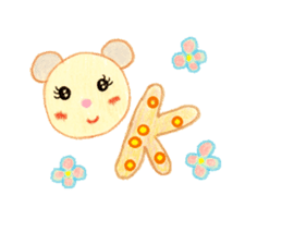 Girl Miyu bear sticker #766996