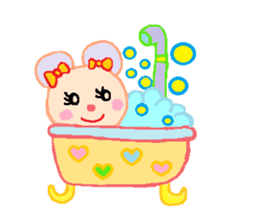 Girl Miyu bear sticker #766999