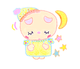 Girl Miyu bear sticker #767003