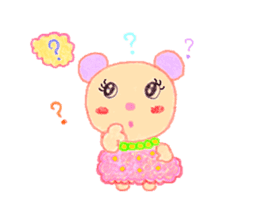 Girl Miyu bear sticker #767006