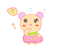 Girl Miyu bear sticker #767006