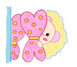 Girl Miyu bear sticker #767008