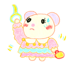 Girl Miyu bear sticker #767009