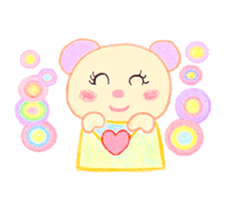 Girl Miyu bear sticker #767022