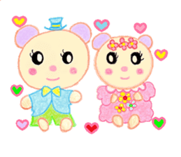 Girl Miyu bear sticker #767025