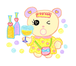 Girl Miyu bear sticker #767026