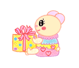 Girl Miyu bear sticker #767029