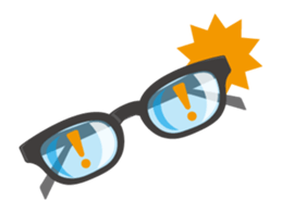 Glasses sticker #767434