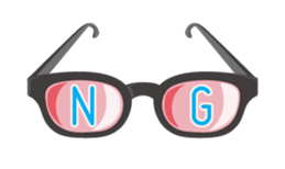 Glasses sticker #767444