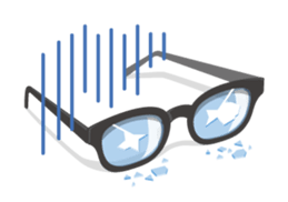 Glasses sticker #767450