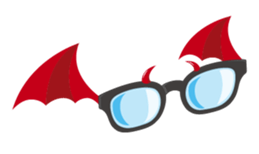 Glasses sticker #767461