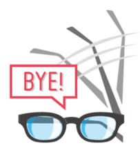 Glasses sticker #767470