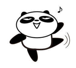 An unsociable panda sticker #767801