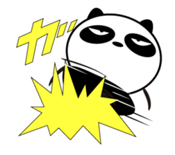 An unsociable panda sticker #767811