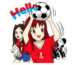 FlyingSky a go go : Play Football sticker #767998