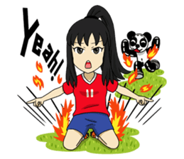 FlyingSky a go go : Play Football sticker #767999