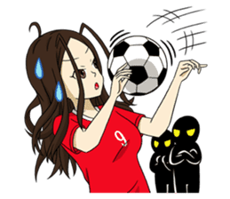 FlyingSky a go go : Play Football sticker #768000