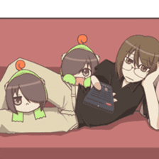 Chameleon-Communication sticker #768645