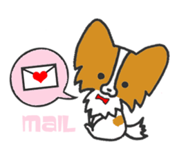 LOVE Papillon sticker #769596