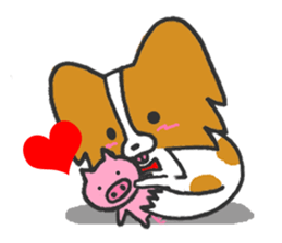 LOVE Papillon sticker #769619