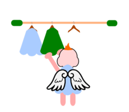 An angel's salaried worker sticker #769638