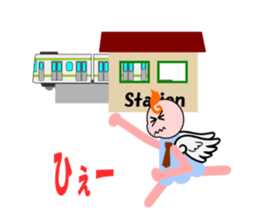 An angel's salaried worker sticker #769649