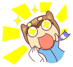 Cat O' Cap "Nya-tan" sticker #770687