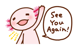 Speaking Axolotl (English) sticker #771002