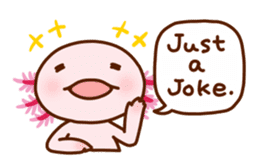 Speaking Axolotl (English) sticker #771004