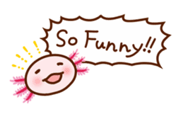 Speaking Axolotl (English) sticker #771015