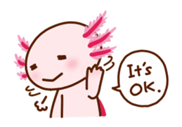 Speaking Axolotl (English) sticker #771020