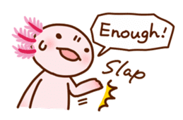 Speaking Axolotl (English) sticker #771025