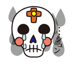 HAPPY SKULL sticker #772121