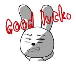 11th edition white rabbit expressive sticker #772315