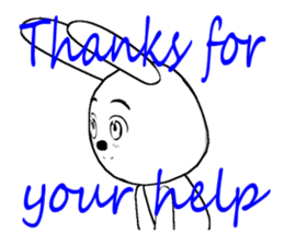 11th edition white rabbit expressive sticker #772316