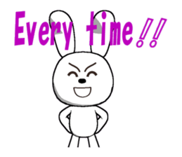 11th edition white rabbit expressive sticker #772317