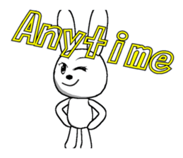 11th edition white rabbit expressive sticker #772329