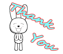 11th edition white rabbit expressive sticker #772330