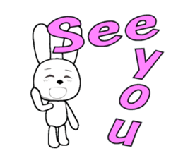 11th edition white rabbit expressive sticker #772336